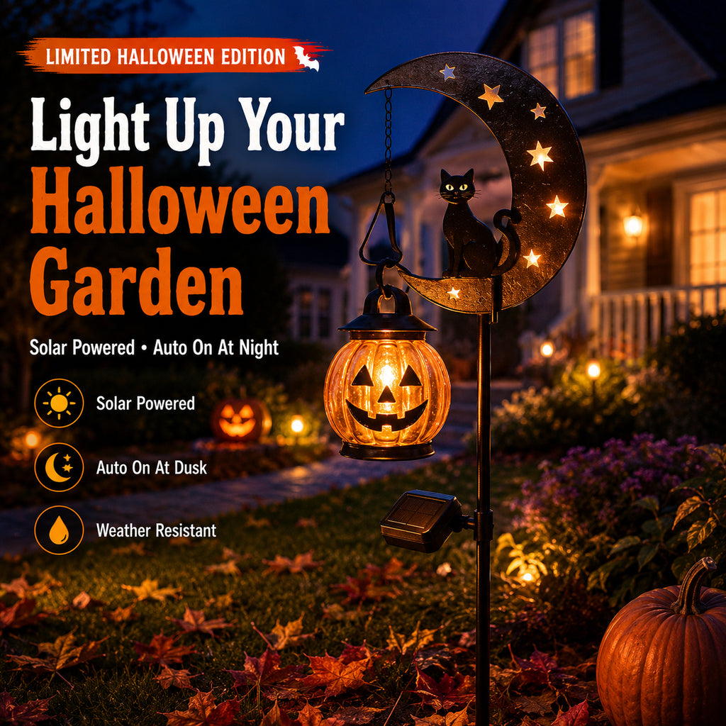 🎃Halloween Early Bird Special Sale 49% OFF-Pumpkin Moon Garden Stake Light