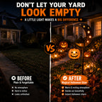 🎃Halloween Early Bird Special Sale 49% OFF-Pumpkin Moon Garden Stake Light