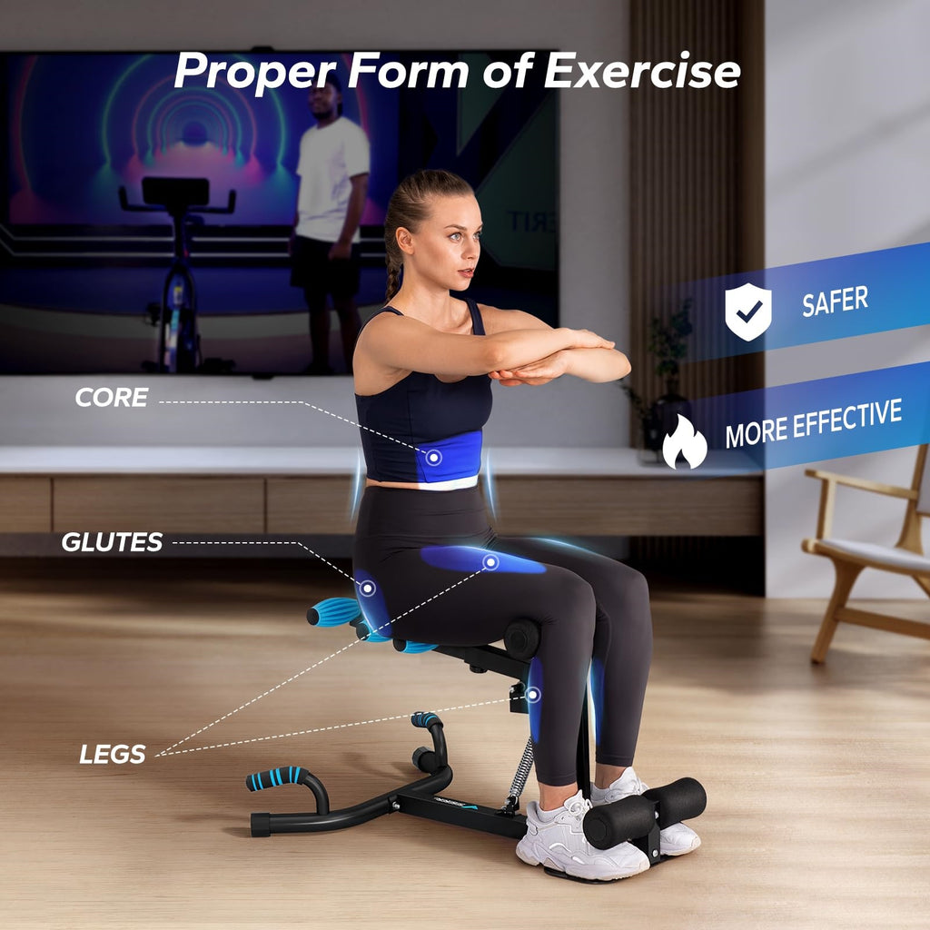 Adjustable Push-Up and Glute Trainer for Women's Home Gym: Core and Leg Workout