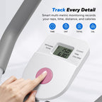 Dual Track Single Track Ab Trainer with LCD Monitor, 440lbs Weight Capacity
