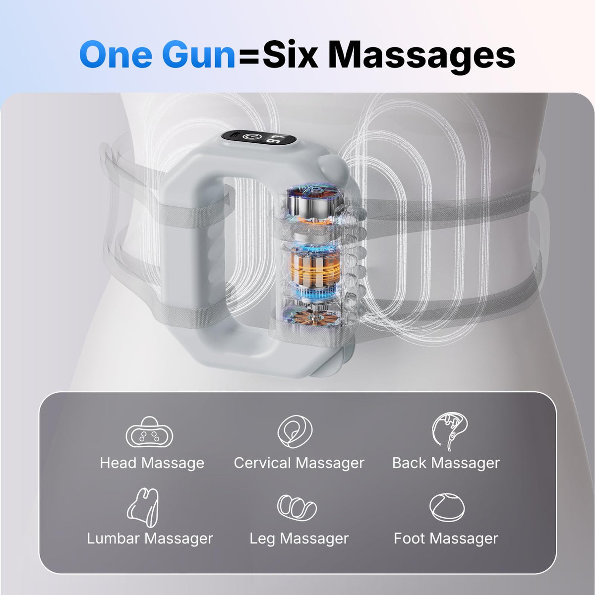 📢 Limited Time Offer ⏰6-Level Portable Cordless Vibration-Multifunctional Full-Body Fascia Ring