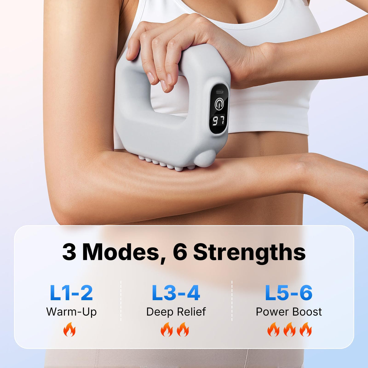 📢 Limited Time Offer ⏰6-Level Portable Cordless Vibration-Multifunctional Full-Body Fascia Ring