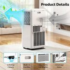 📢 Limited Time Offer ⏰Electric Portable Air Conditioner—Equipped with a Remote Control and LED Display