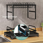 🔥LAST DAY 60% OFF⏰️Double-Layer Kitchen Countertop Drain Rack