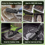 2026 Outdoor Electric Cordless Rotating BBQ Cleaner, Featuring 2 Brush Heads, 3 Speed Settings, and Adjustable Angle